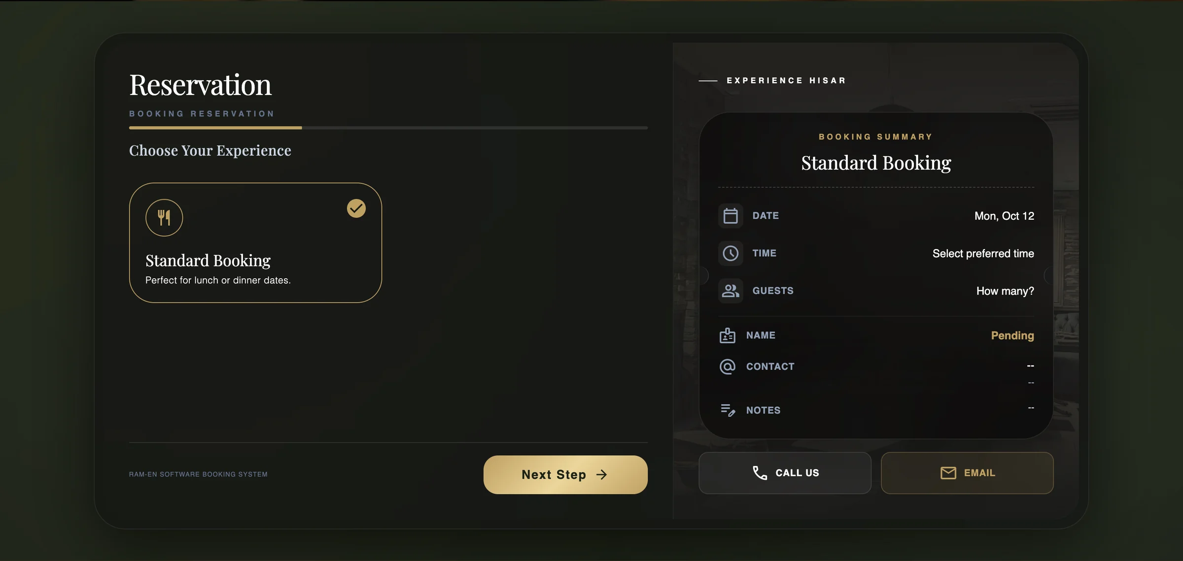 Reservation System — image 1