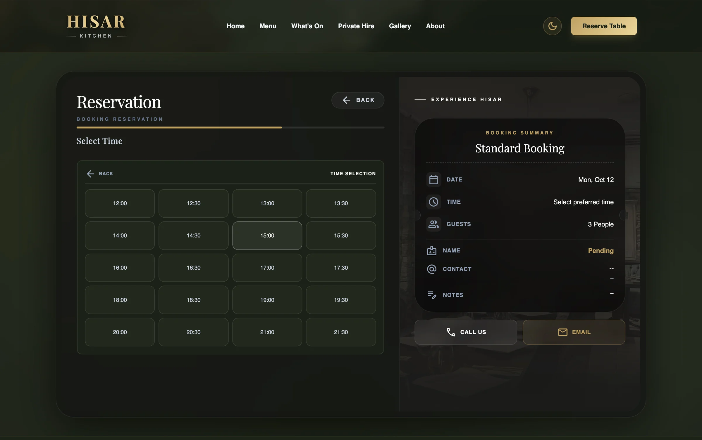 Reservation System — image 3