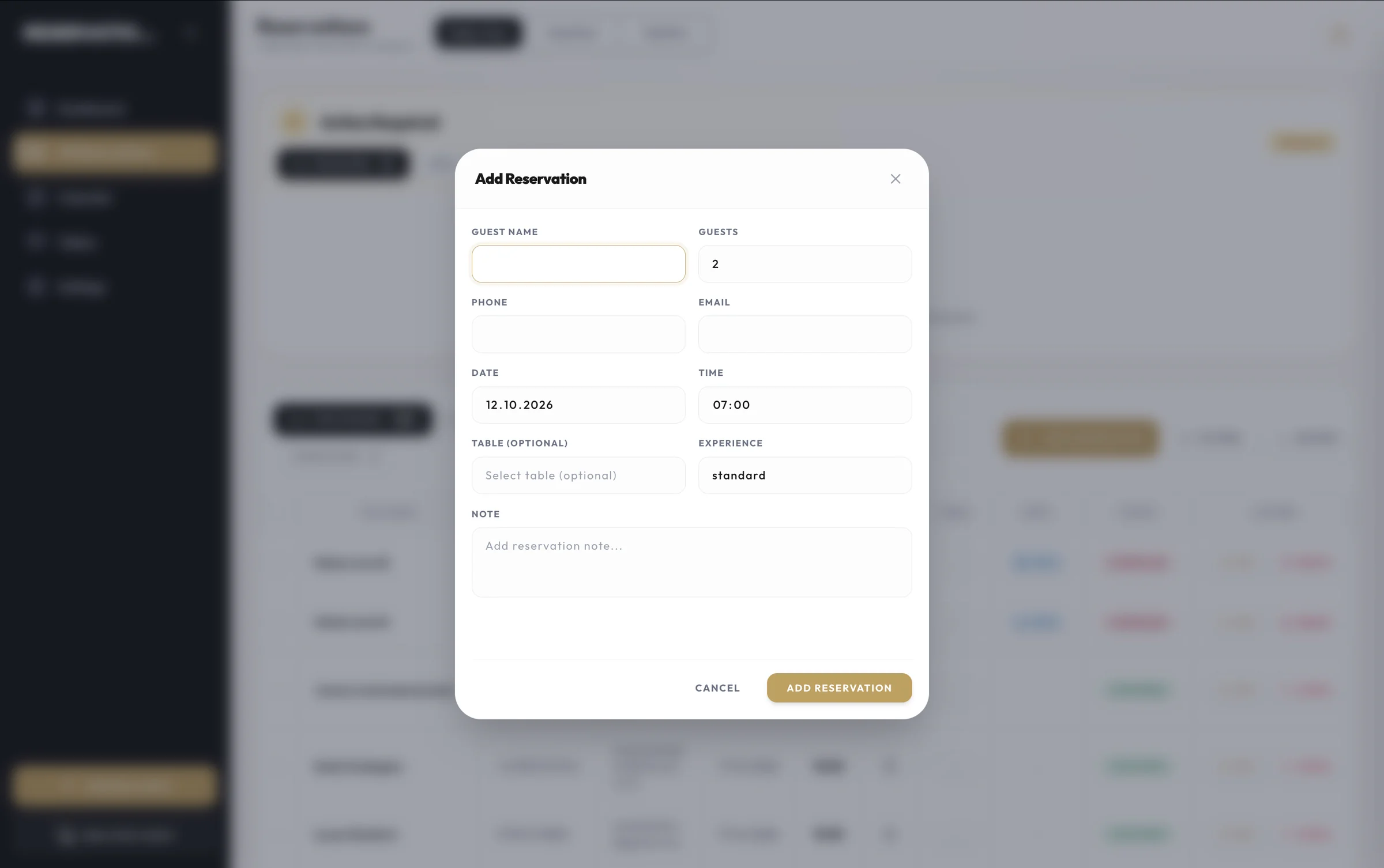 Reservation System — image 10