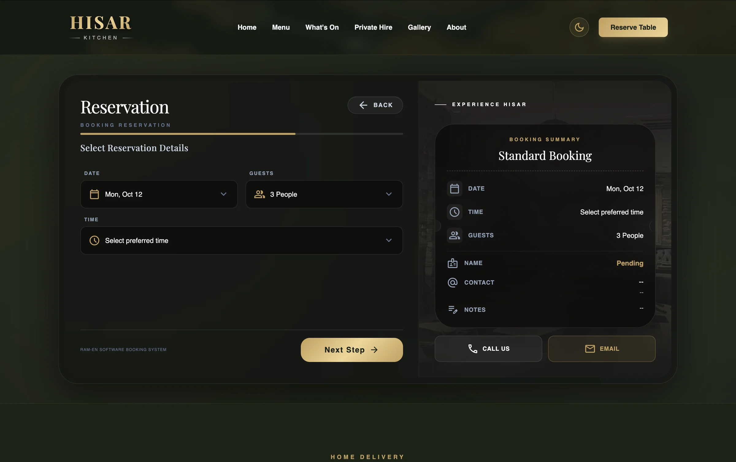 Reservation System — image 2