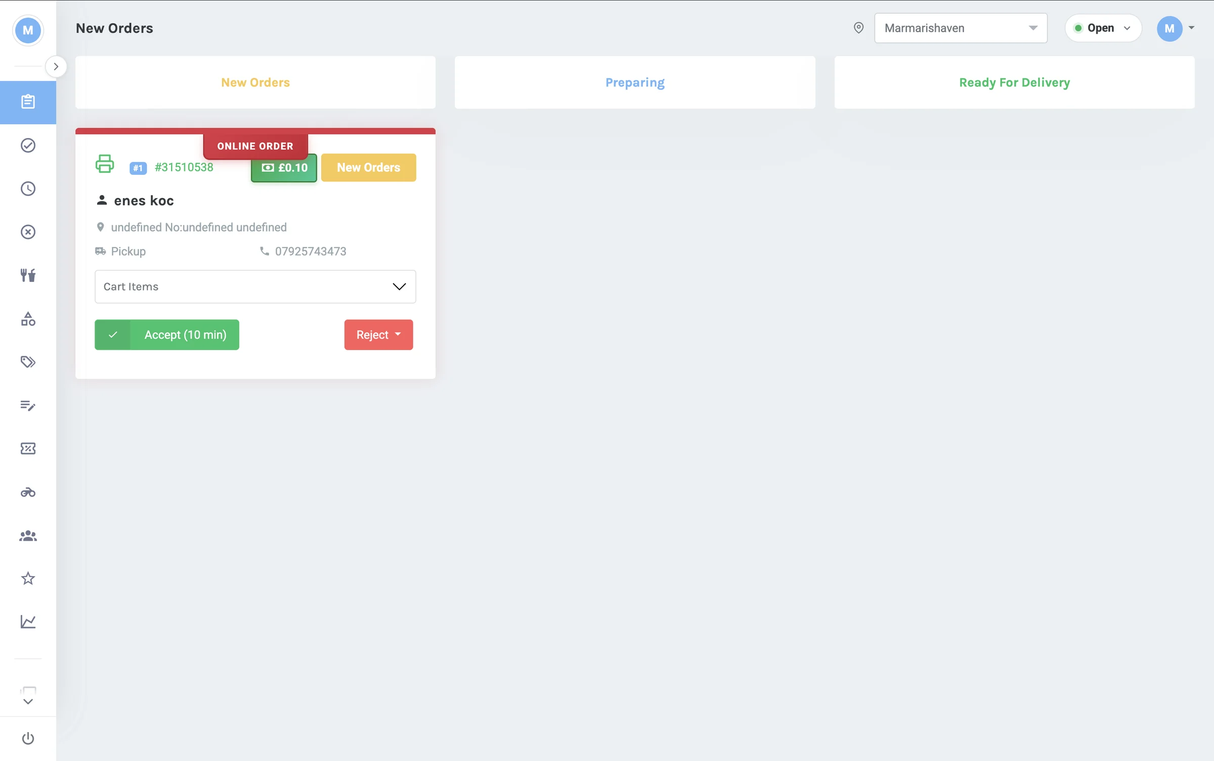 Online Ordering System — image 11